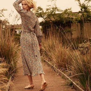 Doen Nanette belted dress in Zelda floral print